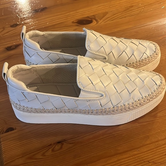Franco Sarto Hydee Espadrille Platform Sneaker white Size 8M - Picture 5 of 11